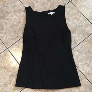 CAbi Black ponte knit uptown tank top size 8